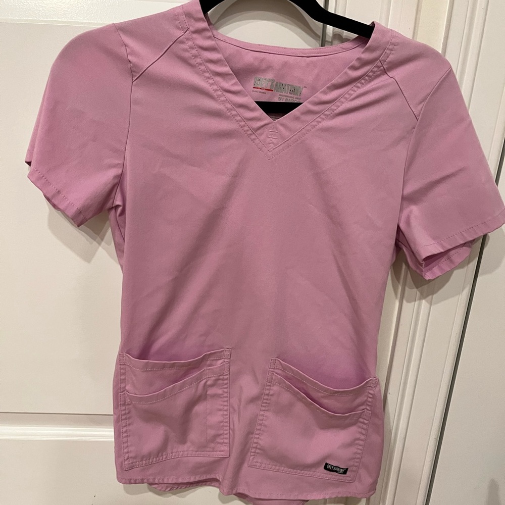 Extra small greys anatomy top lavender
